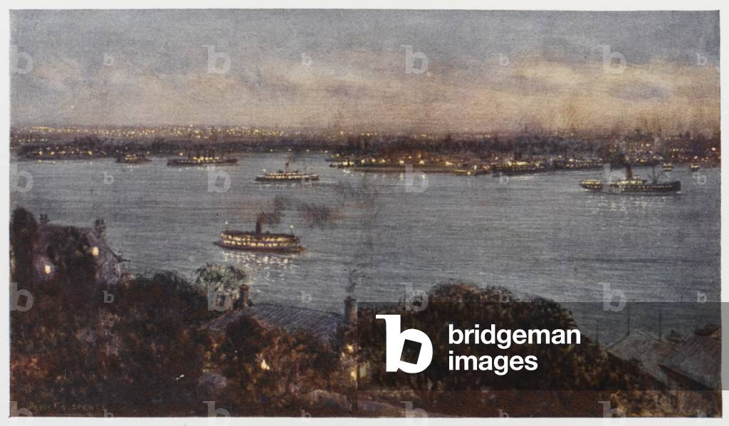 Image of Print depicting AUSTRALIA/SYDNEY 1911 by Percy F.S. Spence