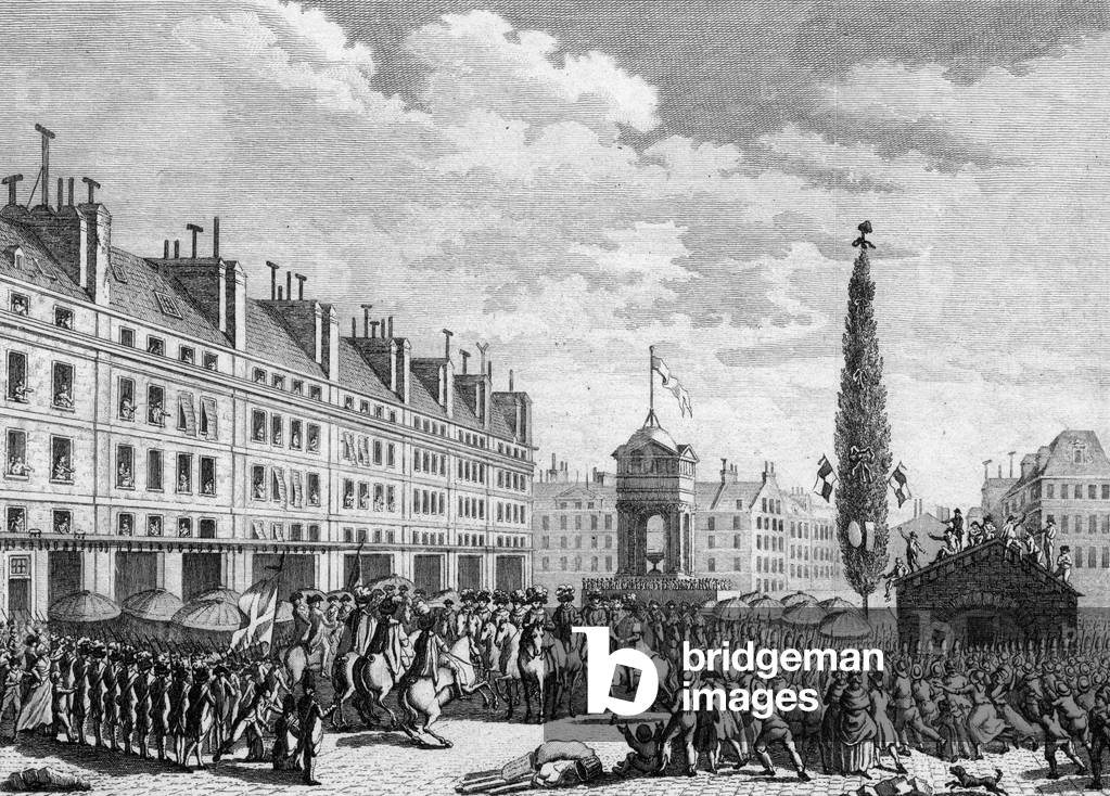 Image de Gravure représentant CONSTITUTION PROCLAMÉE 1801