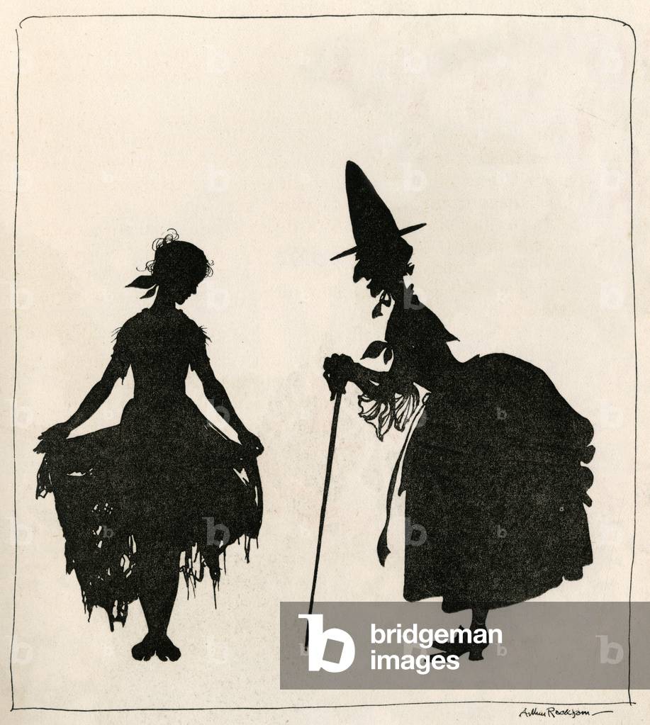 Immagine di Stampa "Cenerentola di Arthur Rackham" 1919 di Arthur Rackham