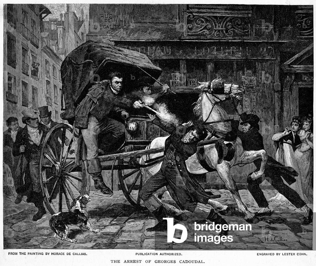 Immagine di Incisione "LA TRAMA DI CADOUDAL - 2" 1895