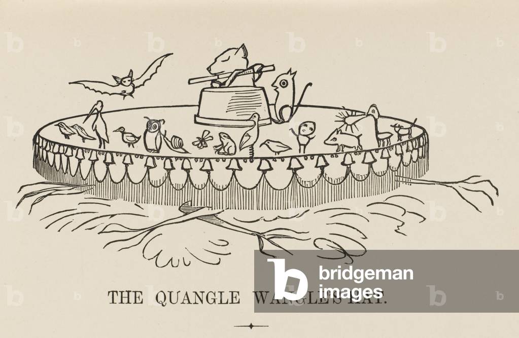 Image of Print depicting The Quangle Wangle's Hat 1891 by Edward Lear