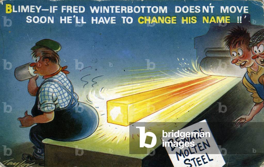 Bamforth Comic-Postkarte