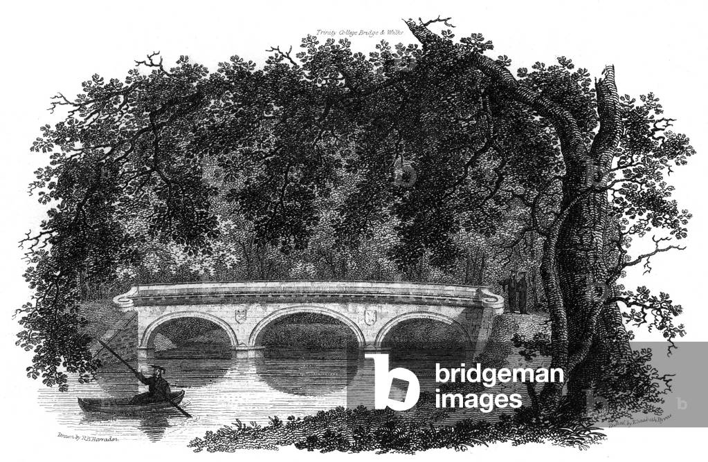 Immagine di Incisione "PONTE DEL TRINITY COLLEGE" 1819
