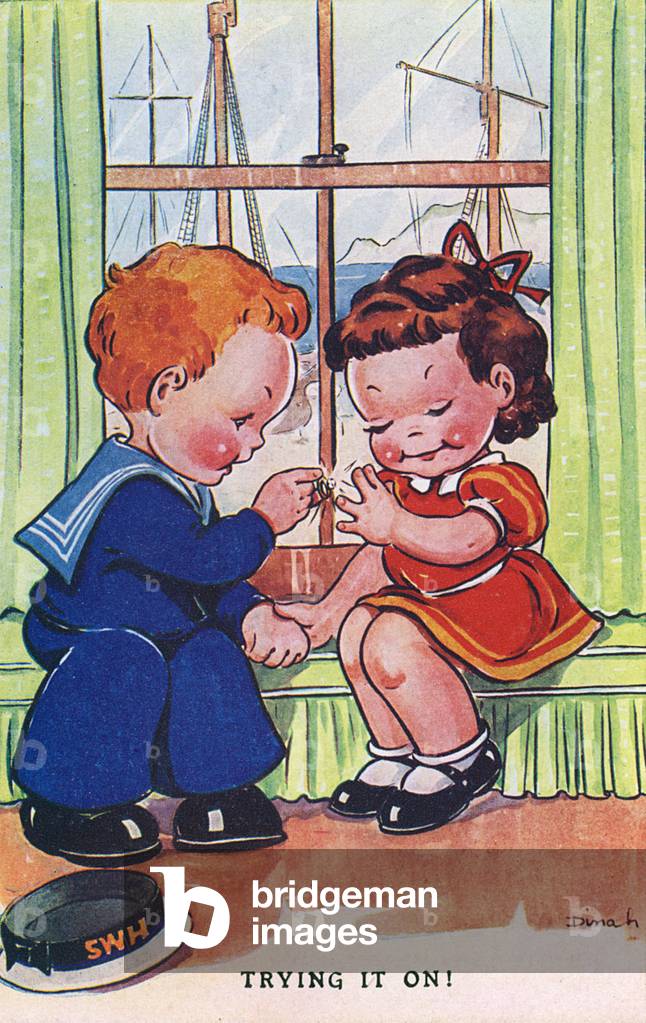 Image de Estampe représentant WW2 era - Comic Postcard - Essayez-le ! 1 par Dinah
