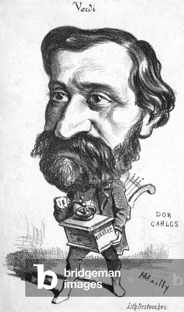 "Giuseppe Verdi" von Hippolyte Mailly