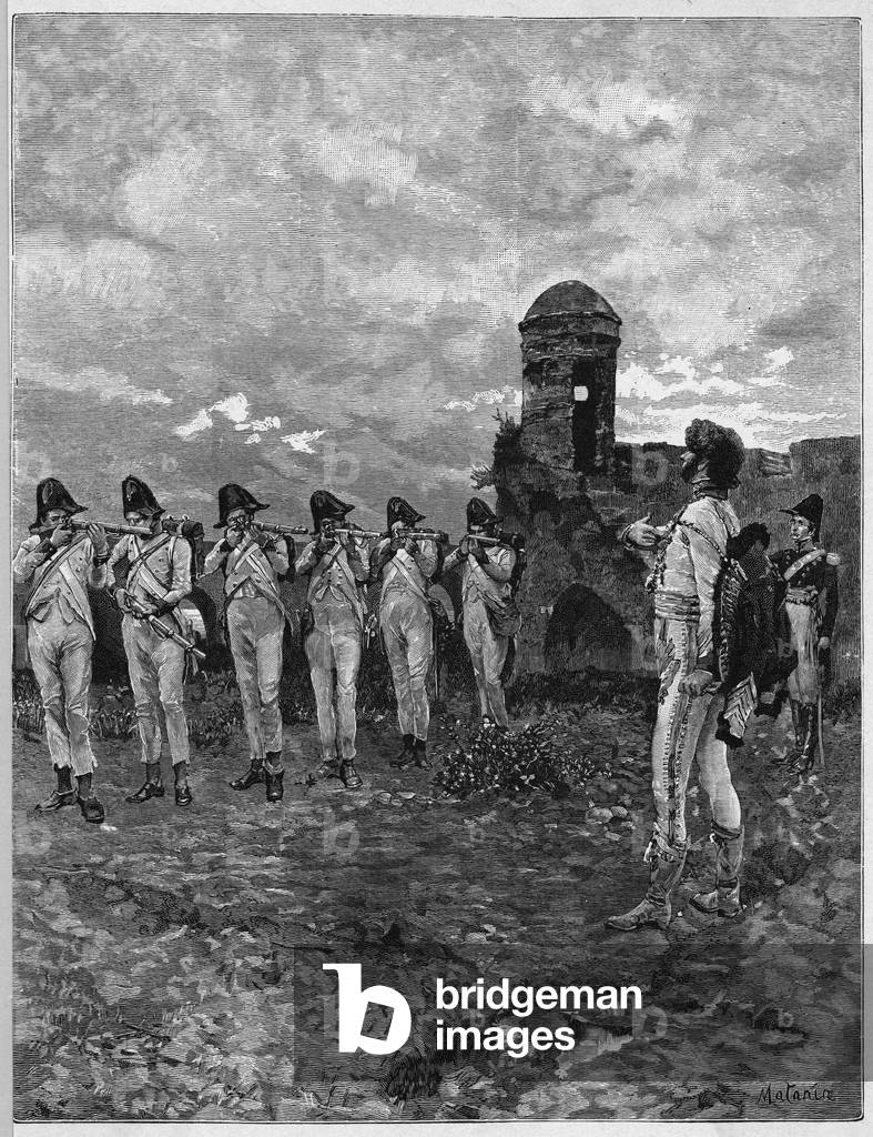 Immagine di Incisione "MURAT ESEGUITO" 1815