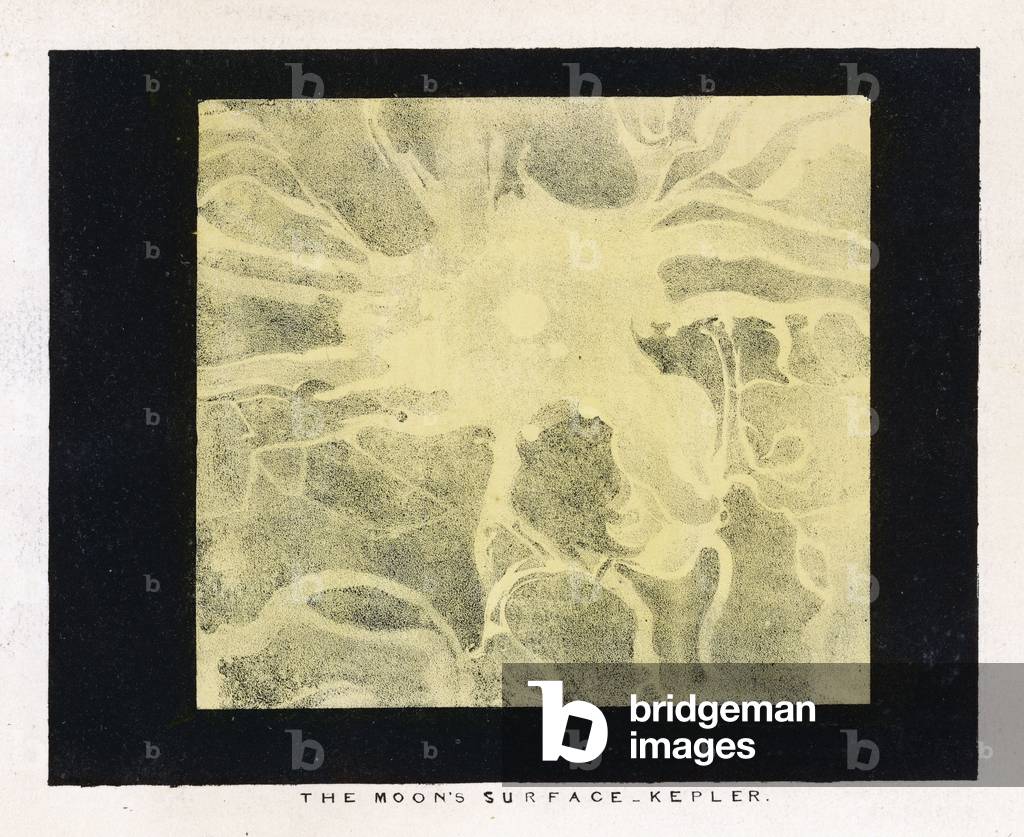 Image of Print depicting MOON - KEPLER 1849 by Charles F. Blunt