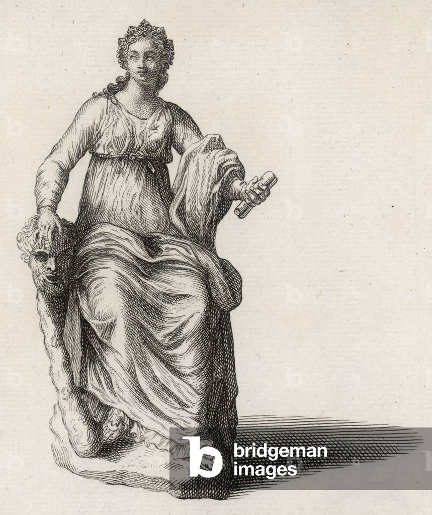 Image de Gravure représentant Muse 1719