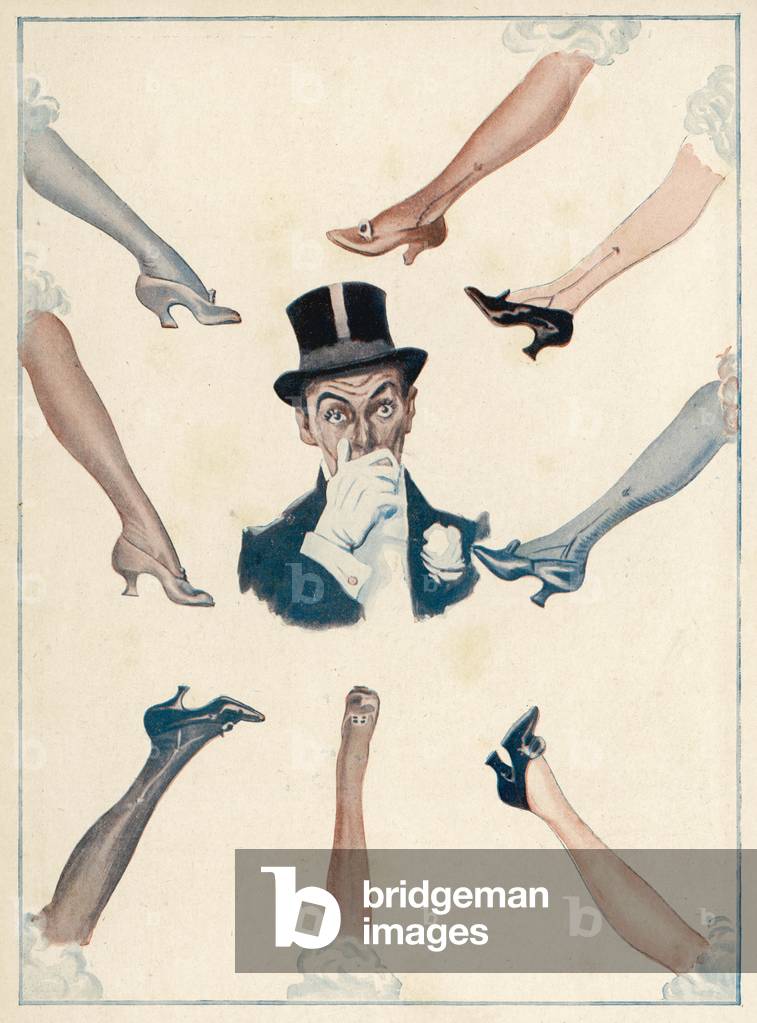 Bild von Druck "KONZEPTE/MORALEN/BEINE" 1915 von James Montgomery Flagg