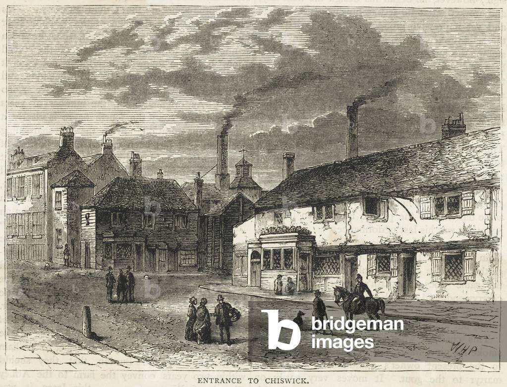 Image of Engraving depicting CHISWICK 1860