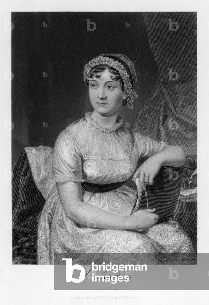 Image de Gravure représentant Jane Austen (gravure) 1801 par Cassandra Austen