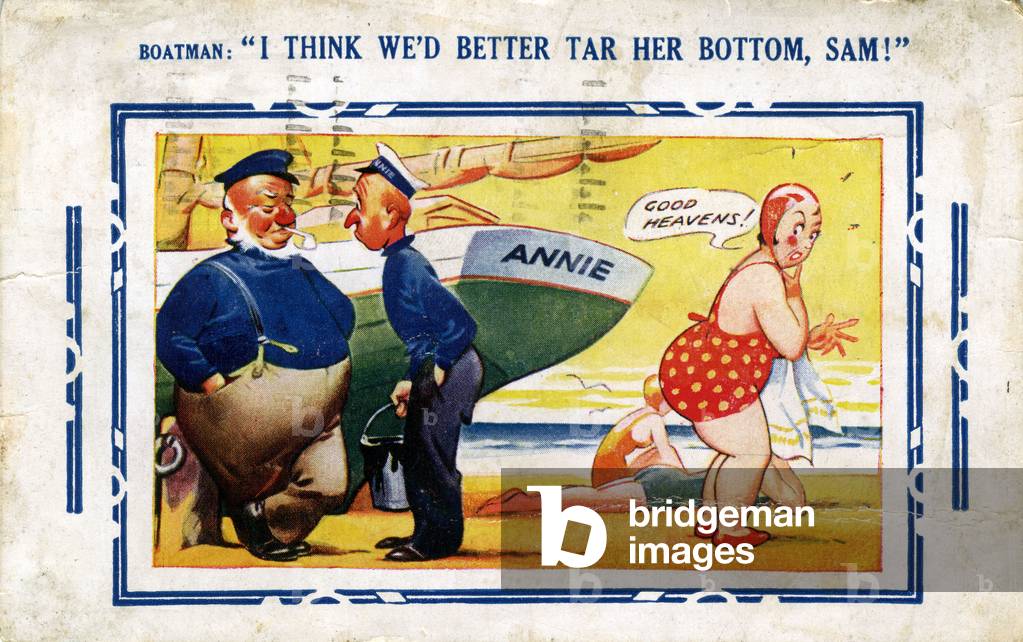 Bamforth Comic-Postkarte