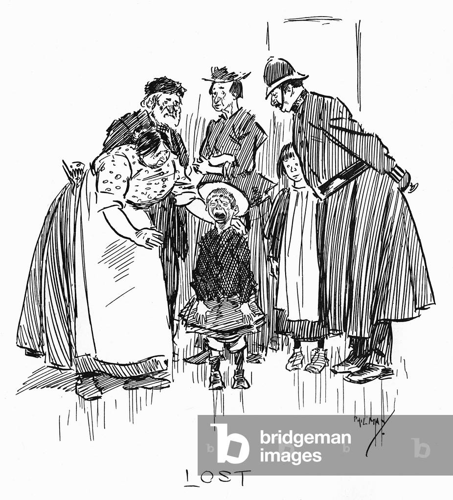 Immagine di Stampa "RAGAZZO SMARRITO CHE PIANGE 1896" 1896 di Philip William May
