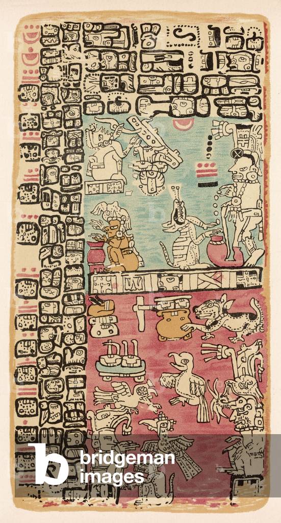 The Madrid Codex aka Troano Codex, c.1400 (codex)