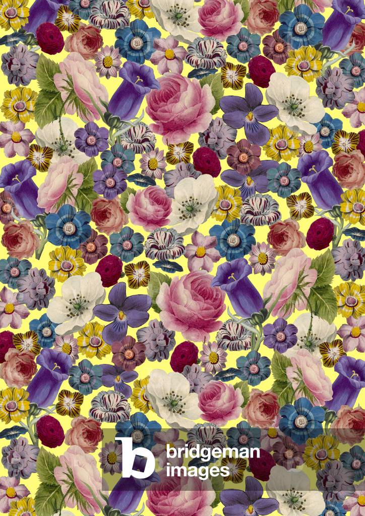Wiederholendes Muster — florale Assemblage