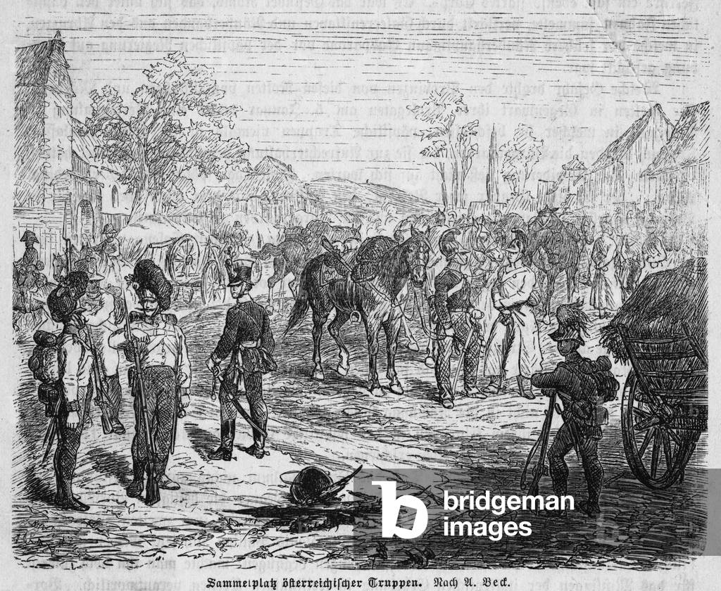 Immagine di Incisione "FORZE AUSTRIACHE" 1801