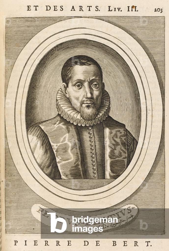Image of Engraving depicting PETRUS BERTIUS 1601 by Nicolas II de Larmessin