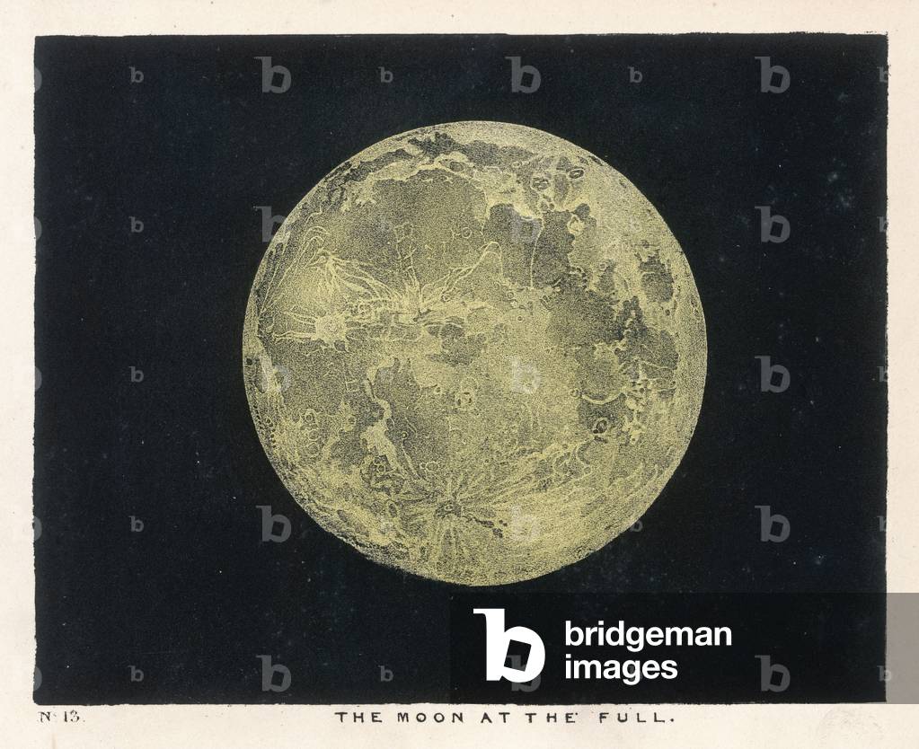 Image of Print depicting Blunt - Full Moon 1849 by Charles F. Blunt