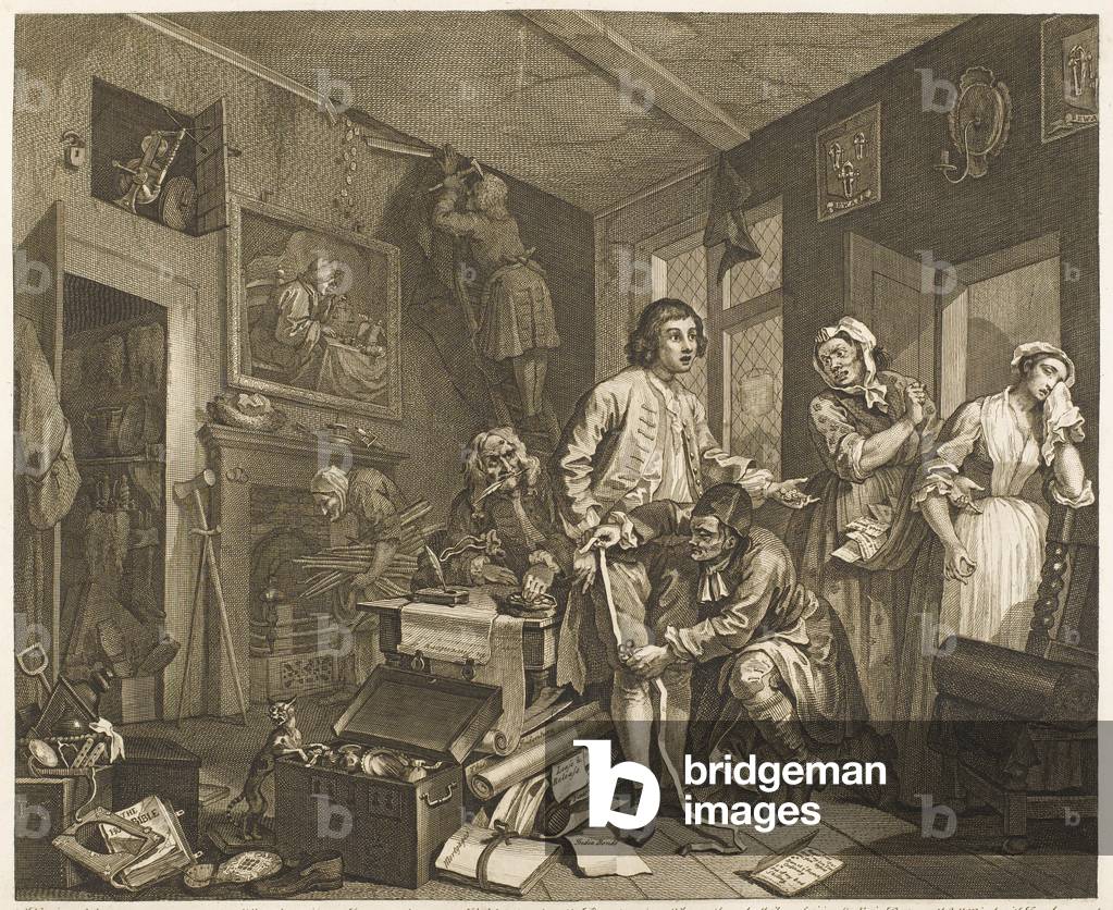 Hogarth - Rake's - Schneiderei