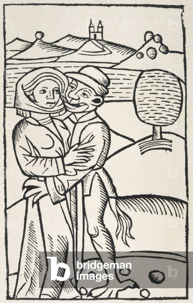 Immagine di Incisione "STREGA E DIAVOLO" 1489 di German School