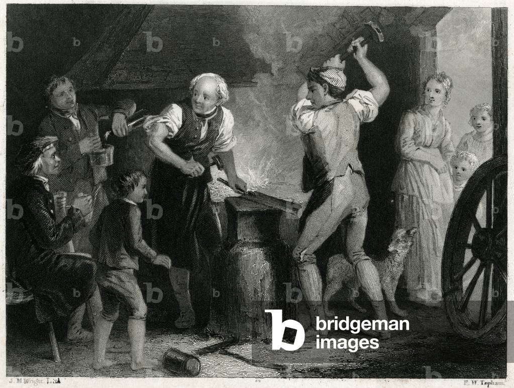Immagine di Incisione "FABBRO/CIRCA 1800" 1800 di Francis William Topham