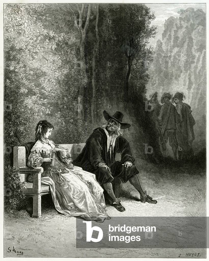 "La fanciulla (incisione)" 1870 di Gustave Dore