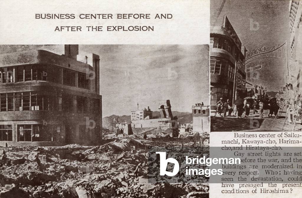 Immagine di Stampa "Devastazione a Hiroshima" 1945