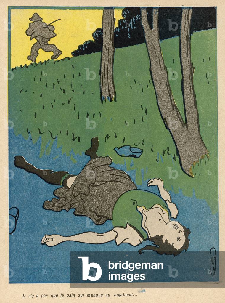Immagine di Stampa "STUPRO/SDRAIATI A TERRA" 1905