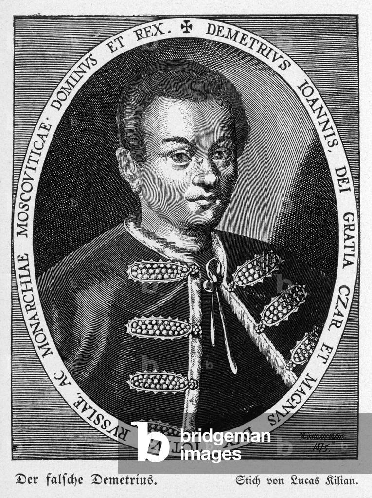 Bild von Gravur "DER FALSCHE DMITRI" 1801