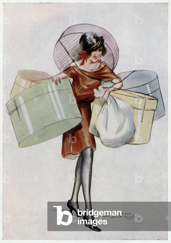 Hüte einkaufen 1928