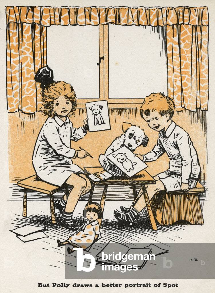 Image de Estampe représentant Dessin d'enfants 1920 par Harold C. Earnshaw