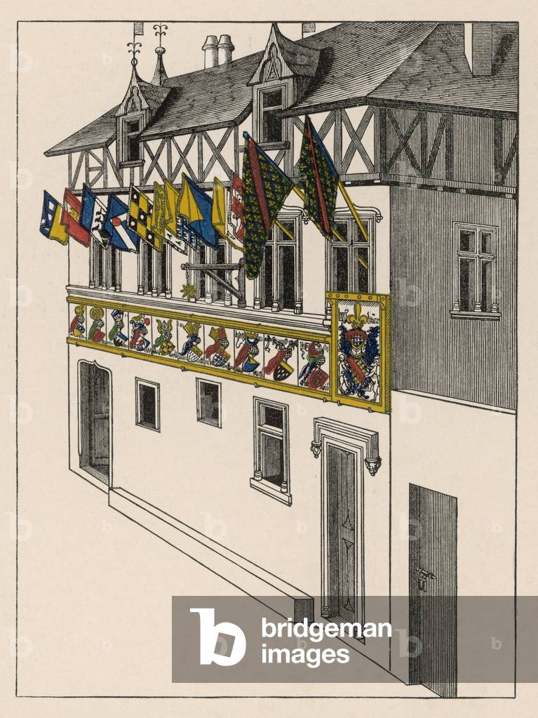 DRAPEAUX PENDANT LES JOUTES