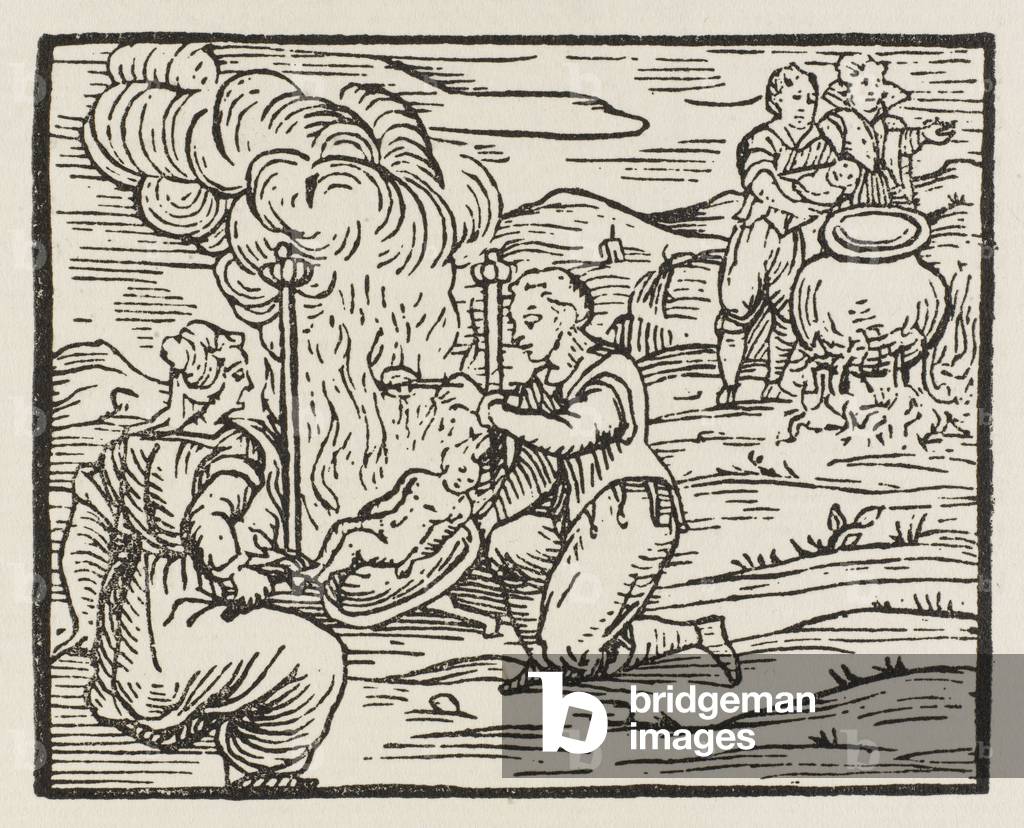 Image de Gravure représentant CUISINE ENFANTS 1626 par Francesco Maria Guazzo