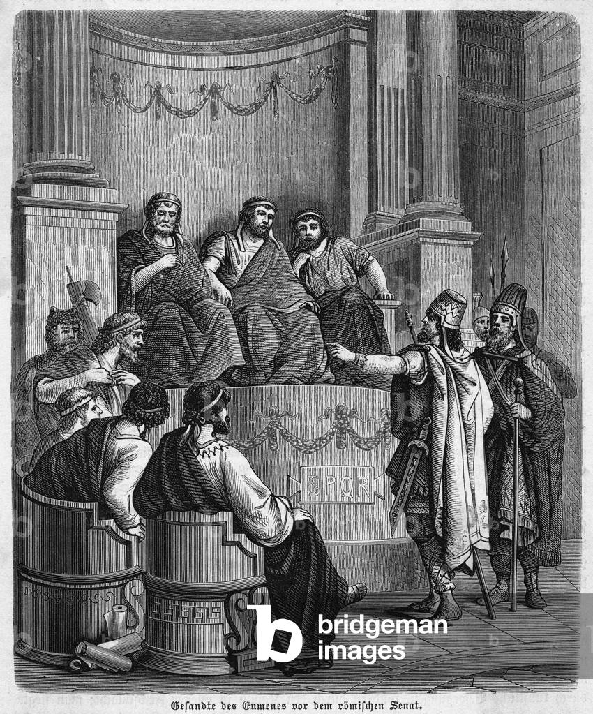 Image of Engraving depicting PERGAMOS ASKS HELP 1800
