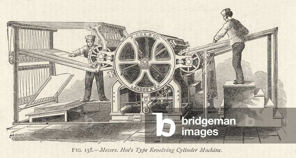 Image de Gravure représentant COMMUNICATIONS/IMPRIMER/ 1860