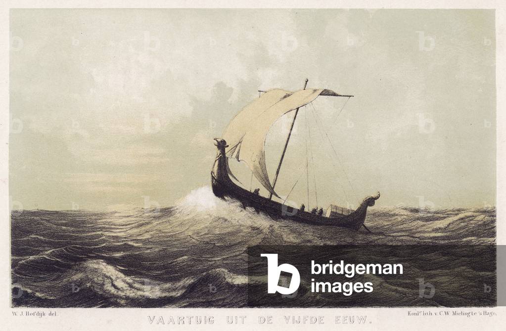 Immagine di Stampa "Nave vichinga" 1816