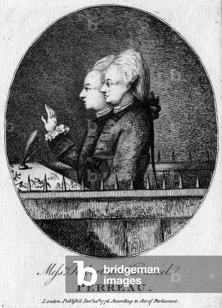 Image de Gravure représentant DANIEL & ROBERT PERREAU 1776