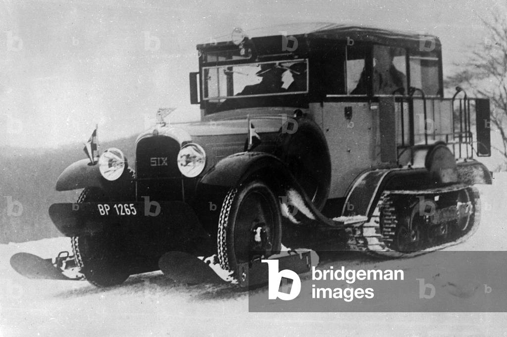 Image of Photography depicting Snow Mail Van 1930 by Barnaby's Studios Ltd