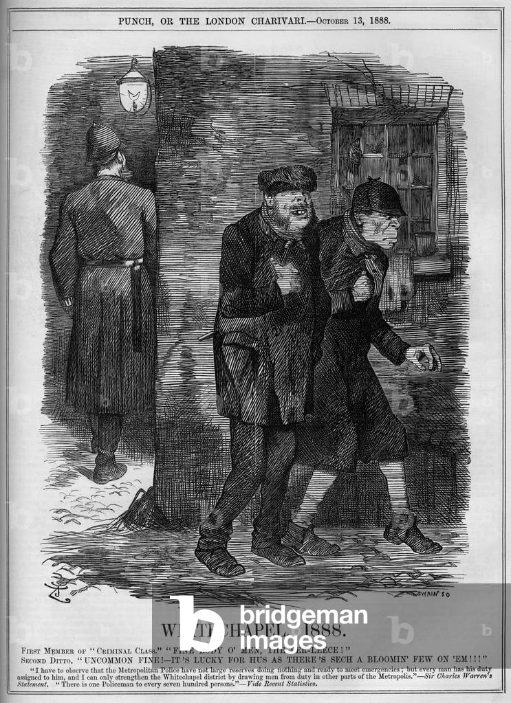 Immagine di Incisione "Jack lo squartatore" 1888 di John Tenniel