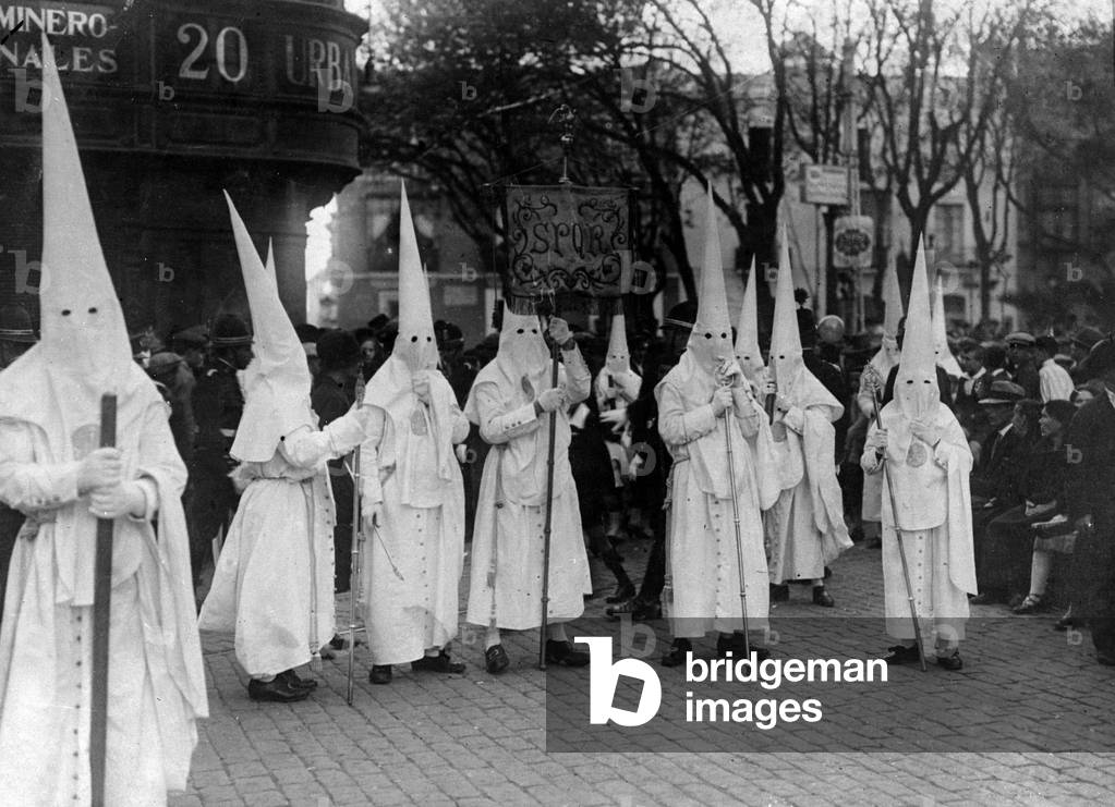 Image of Photography depicting HOLY WEEK PROCESSION 1930 by Barnaby's Studios Ltd
