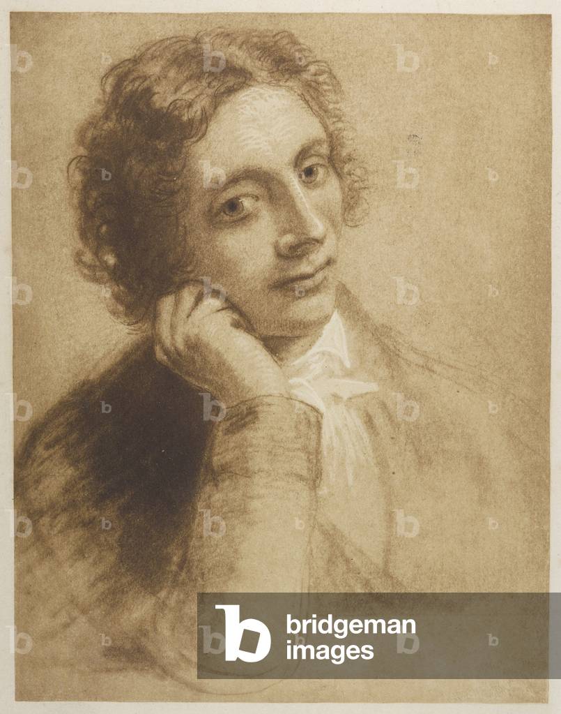 Bild von Druck "John Keats" 1906 von Joseph Severn
