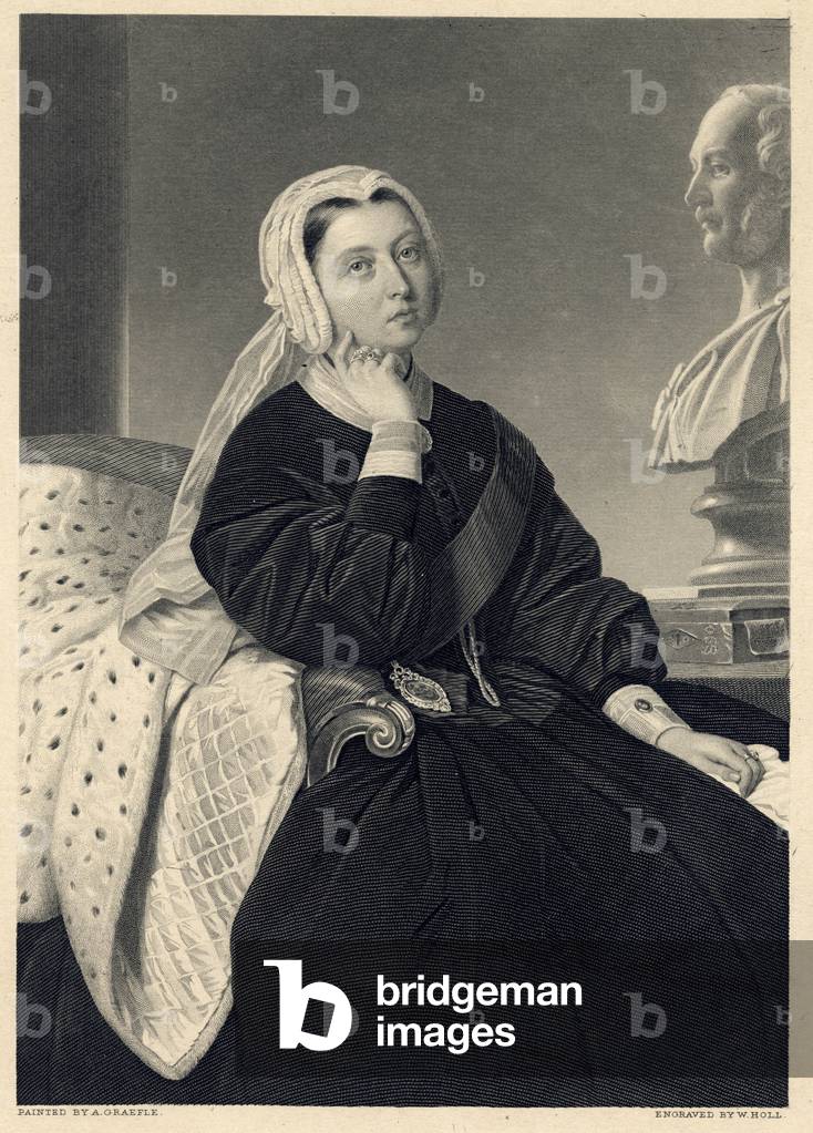 Image de Gravure représentant REINE VICTORIA 1864 par Albert Graefle