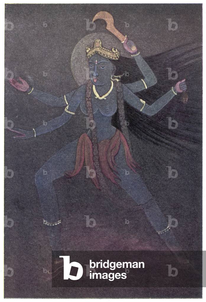 Immagine di Stampa "DEA KALI" 1926 di Surendranath Kar