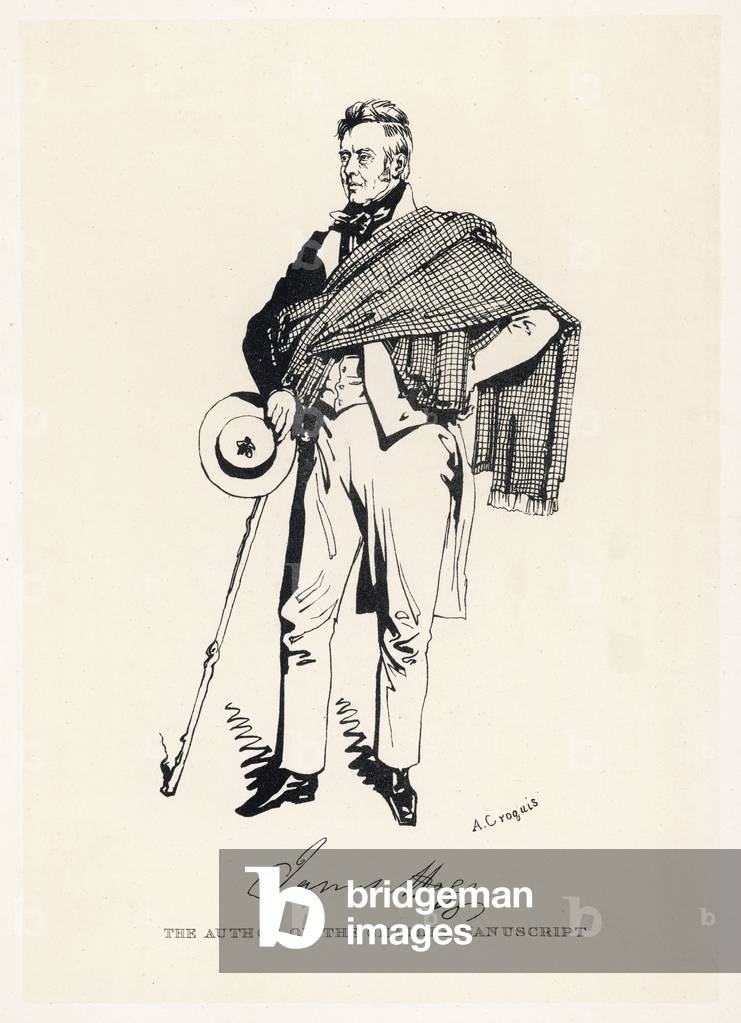 Immagine di Stampa "JAMES HOGG" di Alfred) Maclise