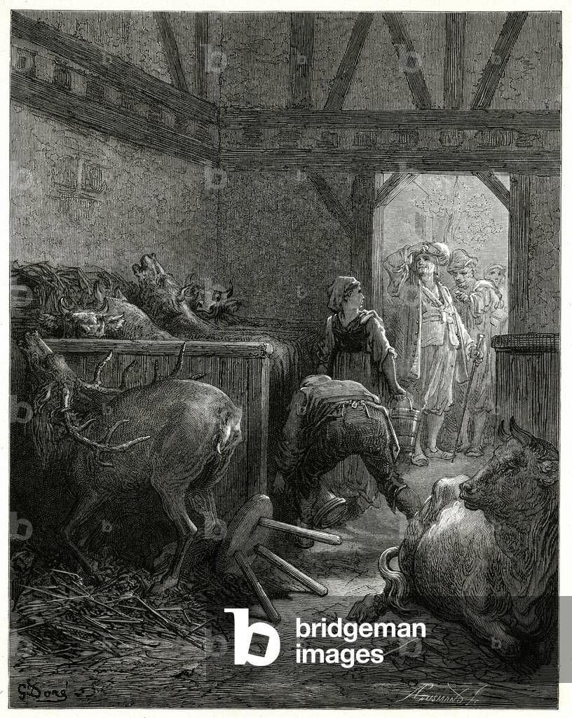 "L'occhio del maestro (incisione)" 1870 di Gustave Dore