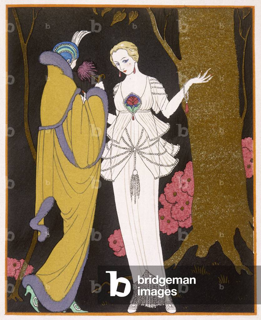 Bild von Druck "Mantel - Robe 1914" 1914 von Georges Barbier