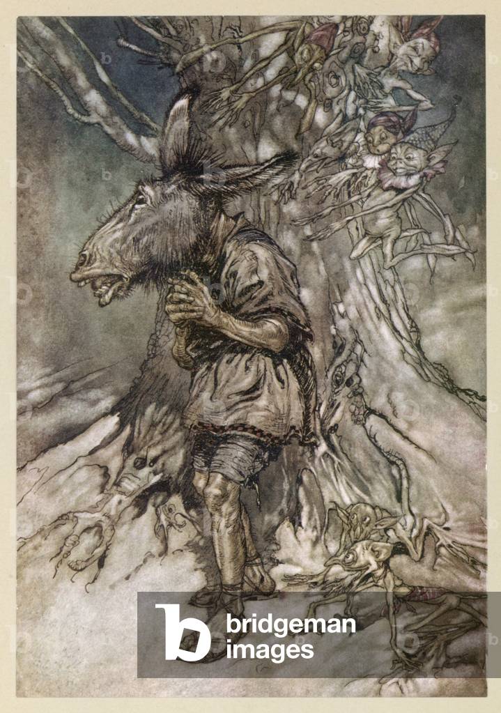 Immagine di Stampa "Sogno di una notte di mezza estate" 1908 di Arthur Rackham