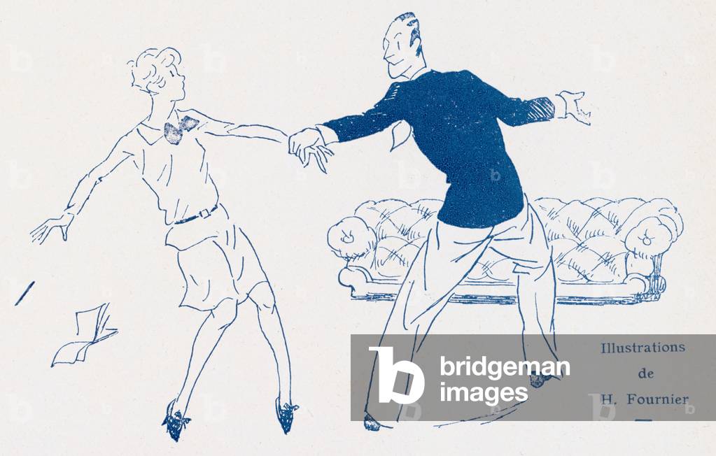 Bild von Zeichnung "MANN" 1928 von Henry Fournier