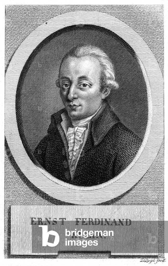 "Ernst Ferdinand Klein (incisione)" di German School