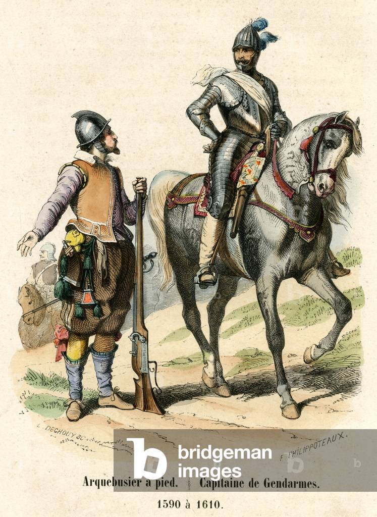 Image of FRENCH SOLDIERS CA 1600